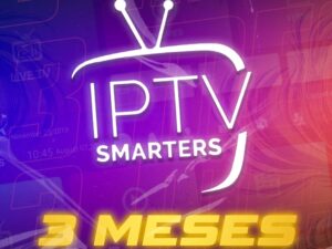 IPTV SMARTERS PRO COMPLETA 3 MESES⭐