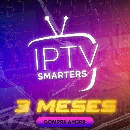 IPTV SMARTERS PRO COMPLETA 3 MESES⭐